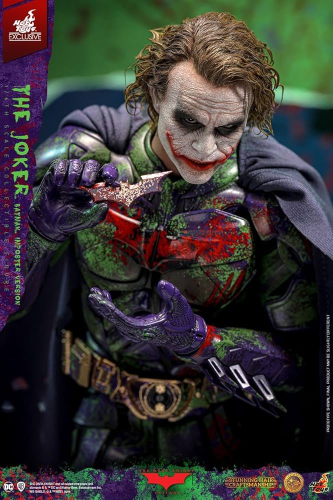 ムービー マスターピース ジョーカー（バットマン・インポスター版） フィギュア ダークナイト』ジョーカーがバットマンのスーツを着用？限定